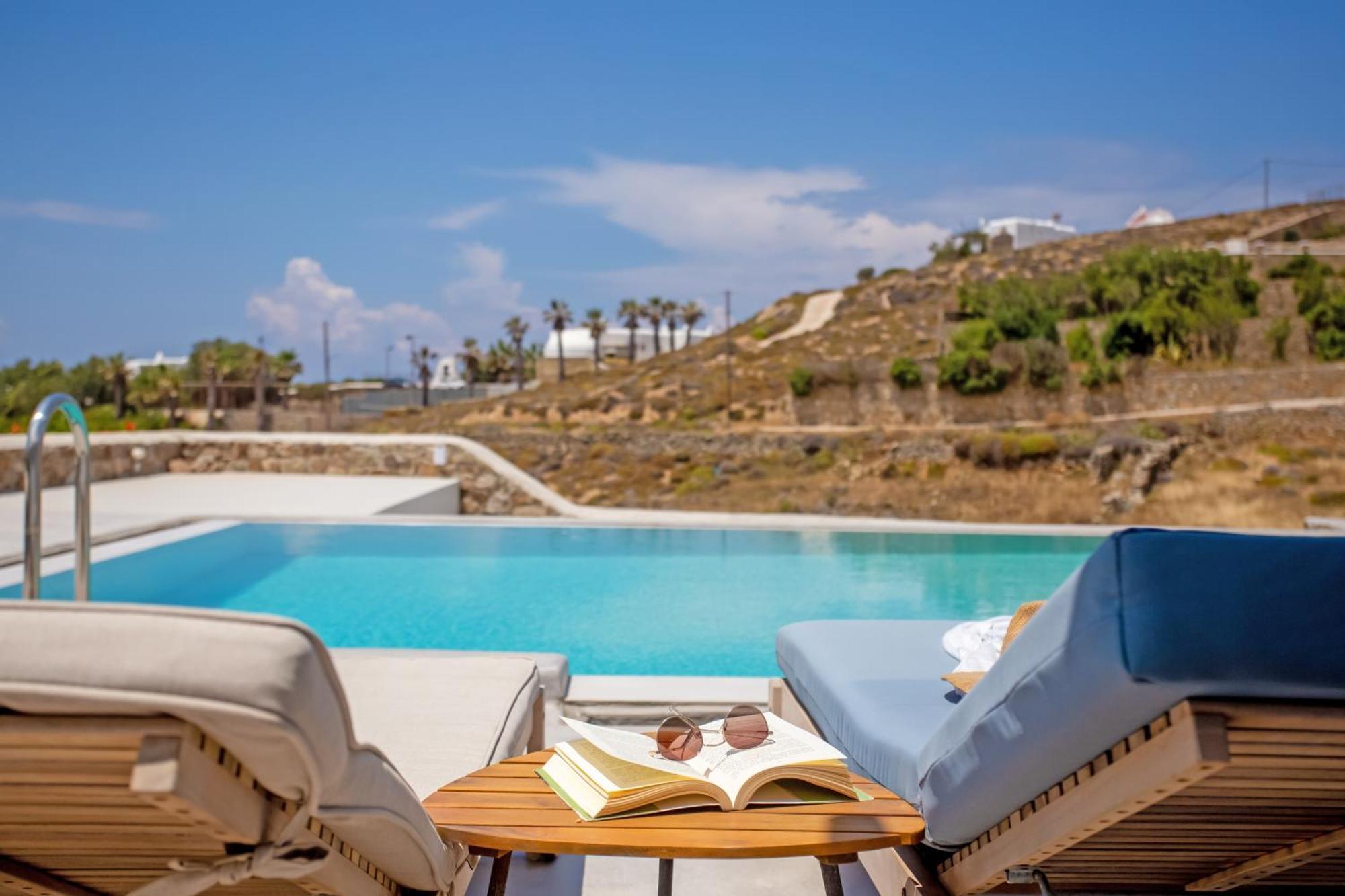 Terra White Seaview Pool Apartments & Suites Mykonos Town Exterior photo