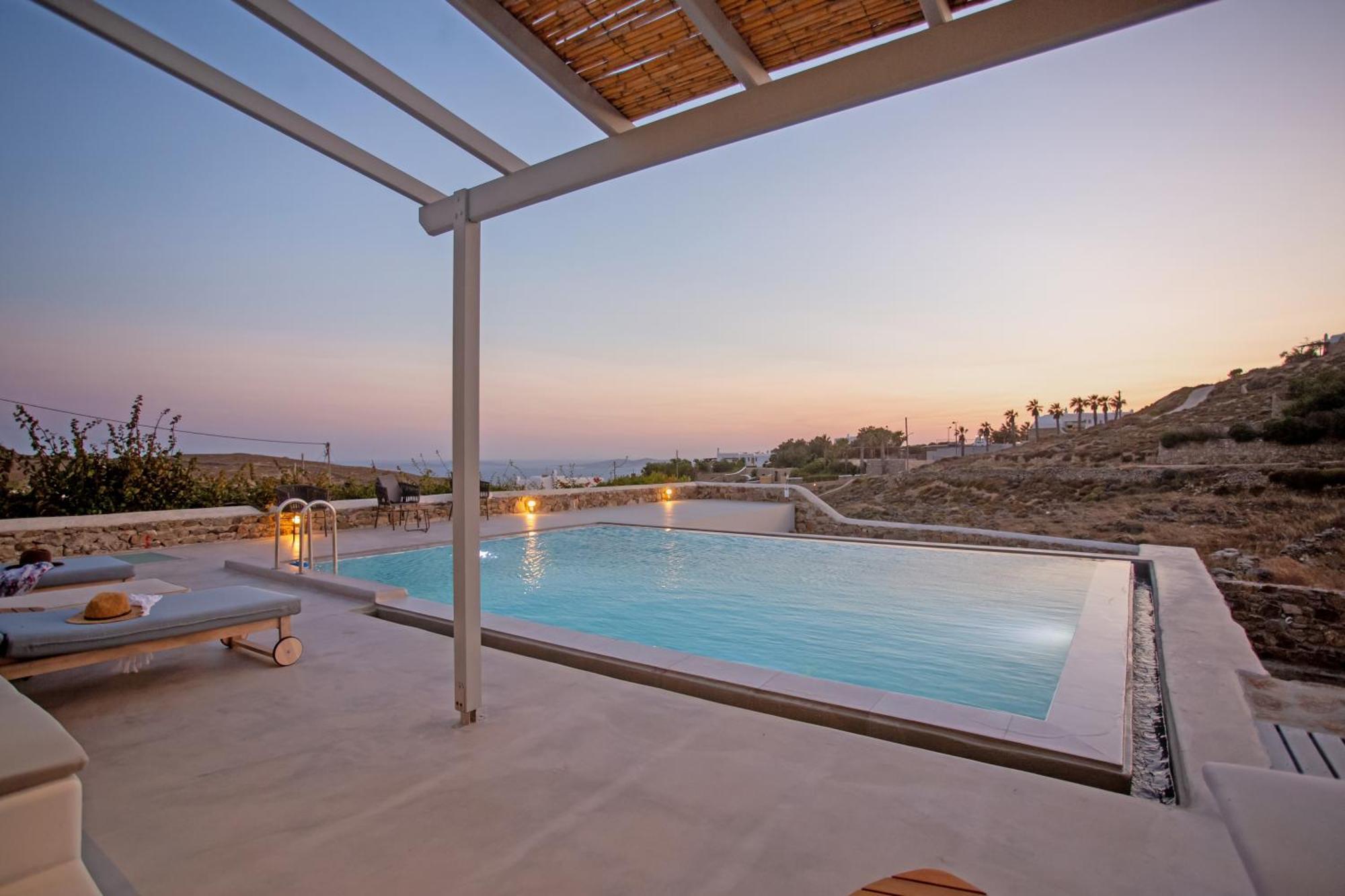 Terra White Seaview Pool Apartments & Suites Mykonos Town Exterior photo